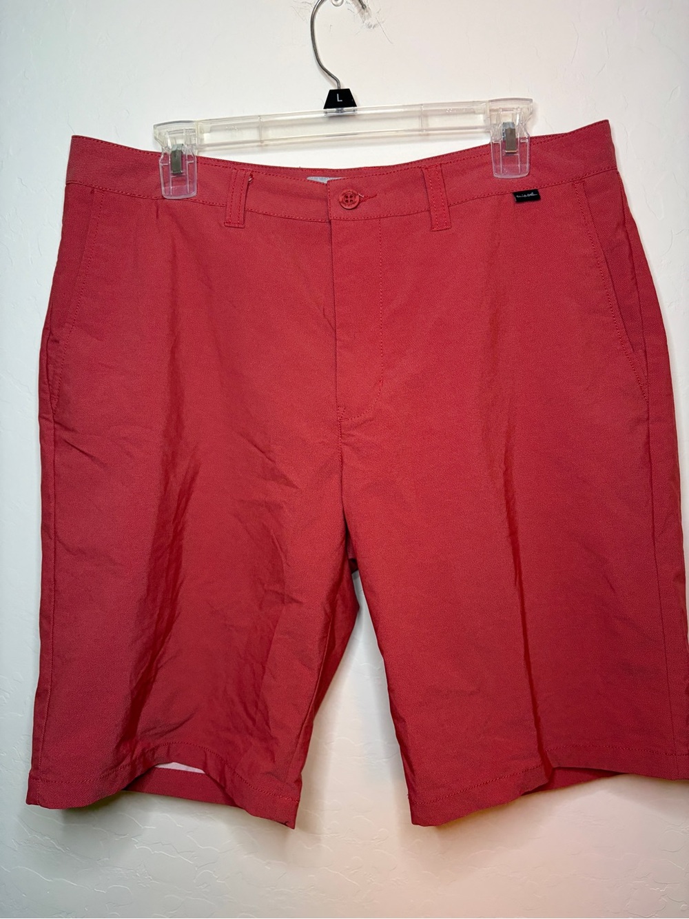 Travis Mathew Men's Red Flat Front Shorts